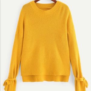 Yellow sweater